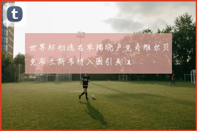 世界杯初选名单揭晓卢克肖维尔贝克布兰斯韦特入围引关注